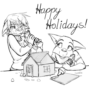 Happy Holidays! by blackkitten