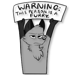 Warning This Person Is A Furry (Meme) by ShadowFox12