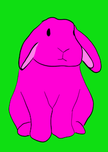 Neon Bunny by kaninis