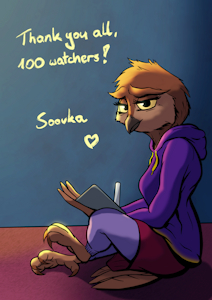 Thank you, 100 watchers! by Soovka