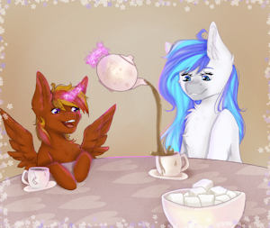 Tea Time with my Little Princess by DiaperFox