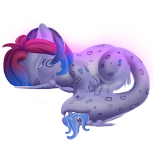 sleepy blobby slime kitty by Ryusett