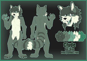my ref sheet for all to see by ClydeFalken