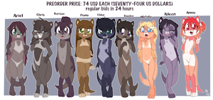 *!ONLY KARISSA AND ANNIE LEFT! PREORDERS AVAILABLE*_Tanlined otters by Fuf