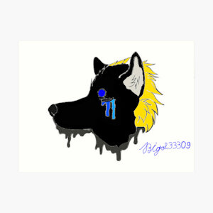 The Sad and Crying Black Wolf: A Tribute to My Dad with a Bonus by bigd33309