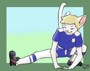 Stretching before Practice. by IsaacEinfalt