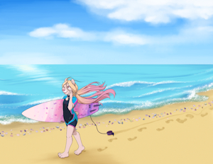 [CM] Lysha at the Beach by Malachyte