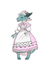 Abbi the Kobold Maid by StrwbrryMelk