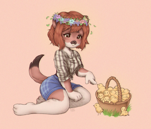 Picnic with chickens by SugarSugar