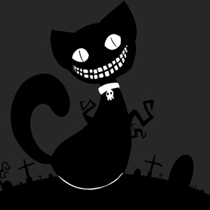 Graveyard Cat by Bineky