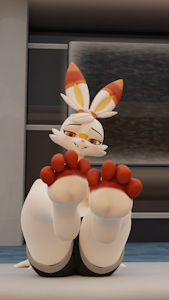 Scorbunny Paws by TwinTails3D