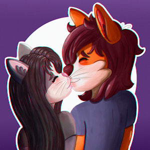 Gorgy and Jenn kiss by PupGorgy