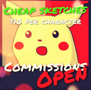 $10 SKETCHES COMMISSIONS OPEN by RemyDungeons