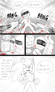 IDW Sonic problem with morals by KrazyELF