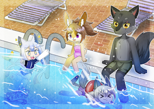 Hotel Pool by TheDingy