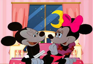 Mickey and Minnie are getting ready for a sex by NicholasClavier