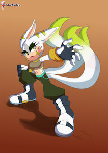 Saya the Kitsune by flashthemercenary