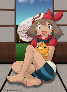 May & Torchic by Kerocat