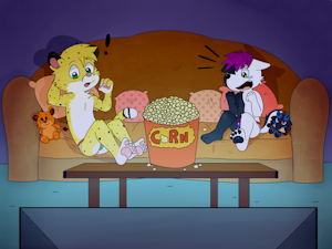 Netflix and chill, by Dokeokeb by Salmy