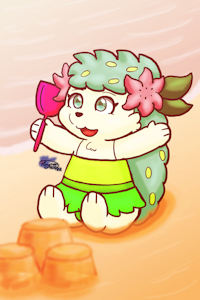 Summer Fun - Shaymin by PlaymanRGS