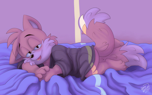 Sleepy Tails by RoareyRaccoon