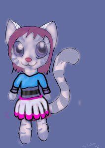 kitty cat by IndigoNightfire