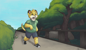 Marathons are not for cheetahs, by AkiPanda by Salmy