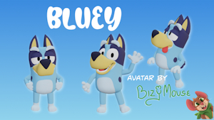 Bluey VRChat Avatar by BizyMouse