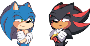 Sonic and Shadow by Spookvee