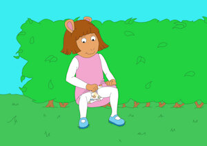D.W. had to potty by Whatup69