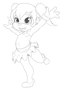 Tiny chipmunk dancer by joykill