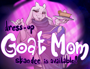dress-up Goat Mom Standee is available! by atryl