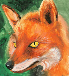 Painted Fox by Arkloyd