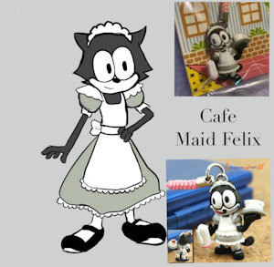 Cafe Maid Felix the Cat by NegaFelix