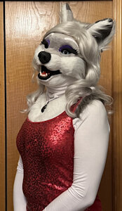 Kimberly Moonglow fursuit head by SpectralWolf