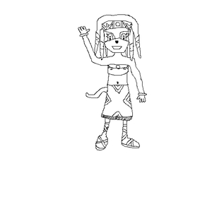 Tikal Sketch (Fixed) by soulsythe