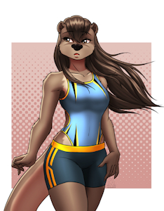 Shorts over Swimsuit by MykeGreywolf