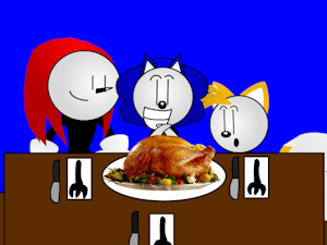 SB7, JTF And KB8 Are Enjoying The Thanksgiving by SonicBen7