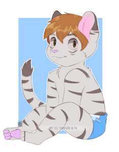 Kitty boy~! by UncleSpaghettiPaws