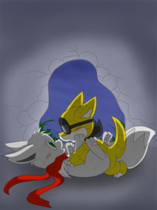 Strangers in the Storm by AkaiKitsune