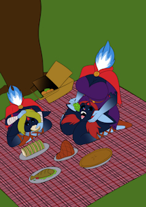 :c: Picnic headswap by Din
