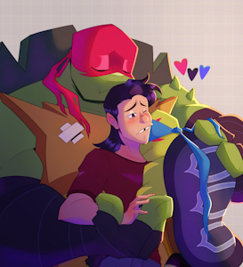 Raph/Casey/Leo by MadyShell