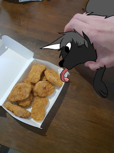 [MEME] Gimme Nuggies!!! >:U by FeralFoxx