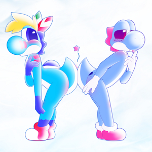 Yoshi Cuties Bumpin Booties by BreakingCloud