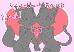 YCH - Heart by Vio023