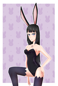 Black Bunny by SweetSilvy