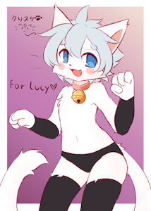 Lucy the cat by Kryztar2