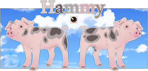 Hammy the baby pig by cesar23