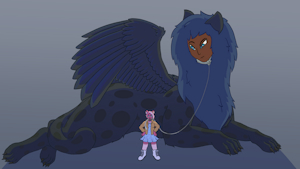 Leashed Sphinx by Fluffybuck