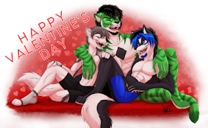 Valentine's Day Hangout by SapphWolf